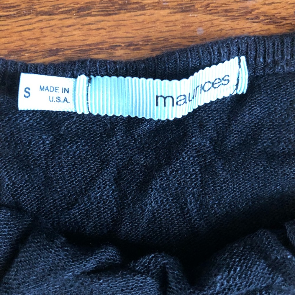 Maurice’s Black Dress Top - Picture 2 of 3